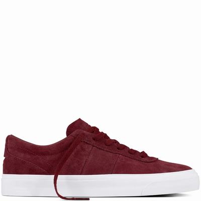 Converse One Star Cc Pro Platinum Suede Low Tops Womens - Deep Burgundy/Deep Burgundy Shoes (255AHWOM)